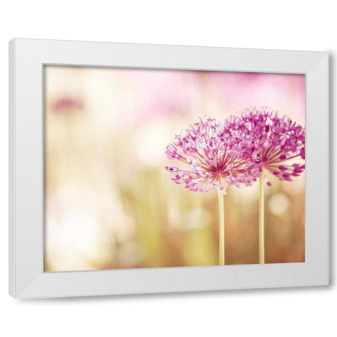 Bloom White Modern Wood Framed Art Print by Cochrane, Carolyn