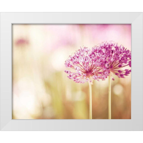Bloom White Modern Wood Framed Art Print by Cochrane, Carolyn