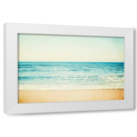 Carefree White Modern Wood Framed Art Print by Cochrane, Carolyn