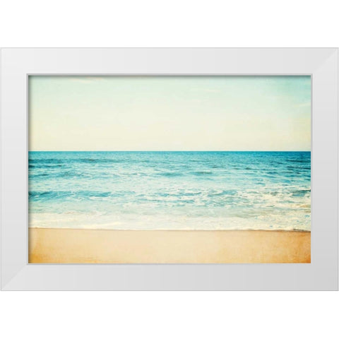Carefree White Modern Wood Framed Art Print by Cochrane, Carolyn