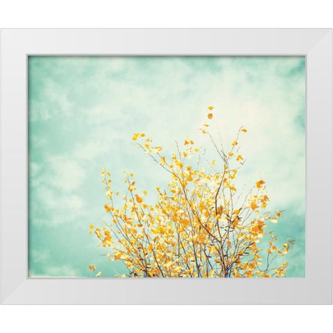 Gentle Whisper White Modern Wood Framed Art Print by Cochrane, Carolyn