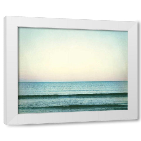 The Distant Horizon White Modern Wood Framed Art Print by Cochrane, Carolyn