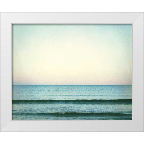 The Distant Horizon White Modern Wood Framed Art Print by Cochrane, Carolyn
