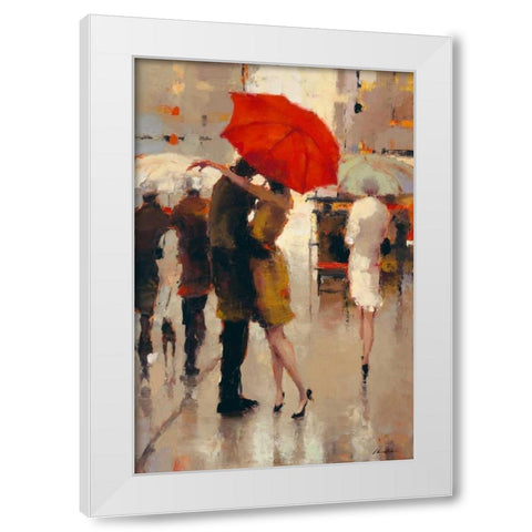 Sweet Surprise White Modern Wood Framed Art Print by Christie, Lorraine