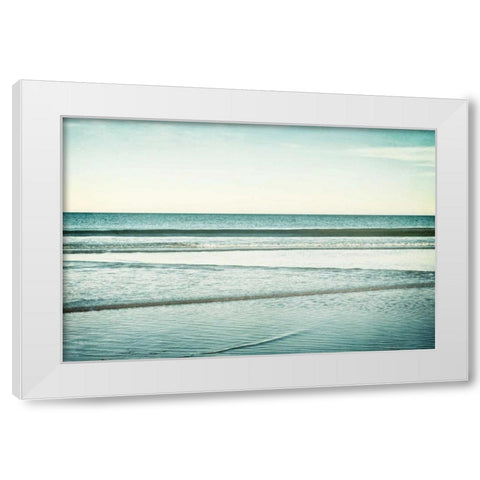 Low Tide White Modern Wood Framed Art Print by Cochrane, Carolyn