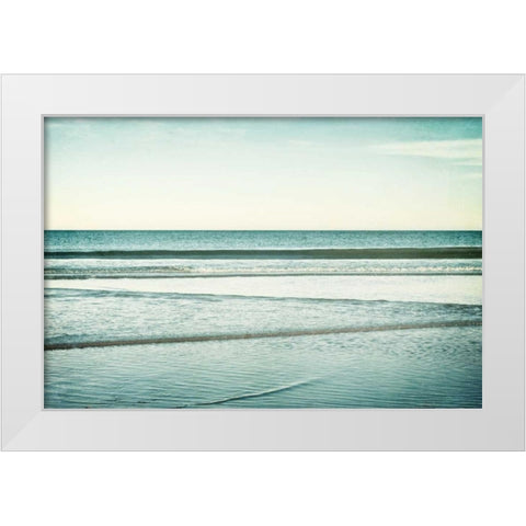 Low Tide White Modern Wood Framed Art Print by Cochrane, Carolyn
