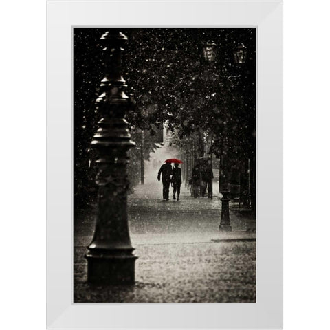 Fragments of Water White Modern Wood Framed Art Print by Corso, Stefano