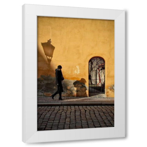 MalÃƒÂ¡ Strana White Modern Wood Framed Art Print by Corso, Stefano