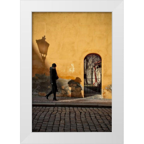 MalÃƒÂ¡ Strana White Modern Wood Framed Art Print by Corso, Stefano