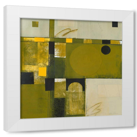 Shady Lane I White Modern Wood Framed Art Print by Colter, Deborah T.