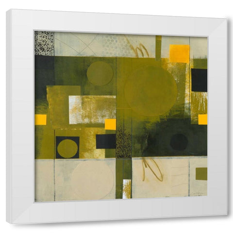 Shady Lane III White Modern Wood Framed Art Print by Colter, Deborah T.