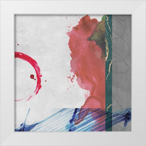 Agenais 2 White Modern Wood Framed Art Print by Duncan-He, Louis