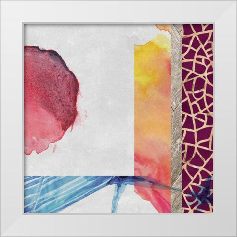 Earth Glows 1 White Modern Wood Framed Art Print by Duncan-He, Louis