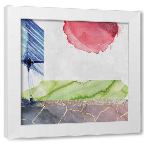 Earth Glows 2 White Modern Wood Framed Art Print by Duncan-He, Louis