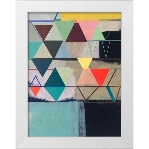 I Was Hoping You Would Come White Modern Wood Framed Art Print by Duffy, Naomi Taitz