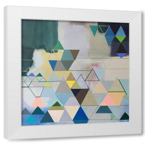 Journey Time White Modern Wood Framed Art Print by Duffy, Naomi Taitz