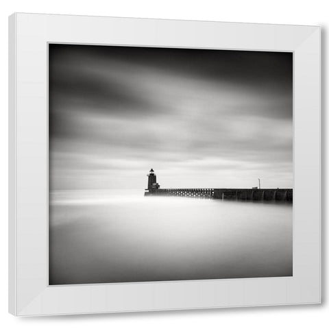 Le Phare White Modern Wood Framed Art Print by Dragt, Wilco