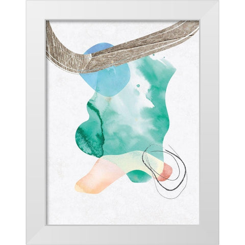Eternal Radiance No. 2 White Modern Wood Framed Art Print by Duncan-He, Louis