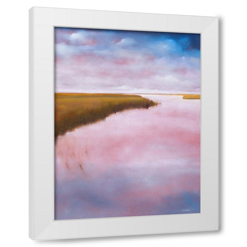 Lowlands White Modern Wood Framed Art Print by Diliberto, Michael A.