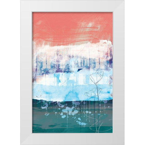 Unexpected Bloom No. 1 White Modern Wood Framed Art Print by Duncan-He, Louis