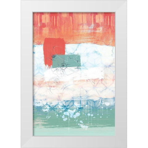Unexpected Bloom No. 2 White Modern Wood Framed Art Print by Duncan-He, Louis