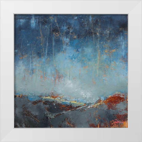 The Pass White Modern Wood Framed Art Print by Dennis, Patrick