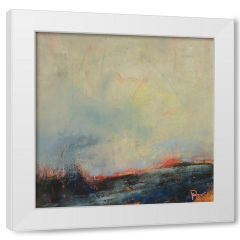 Burnout White Modern Wood Framed Art Print by Dennis, Patrick