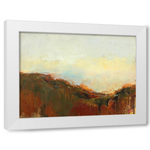 The Bowl White Modern Wood Framed Art Print by Dennis, Patrick