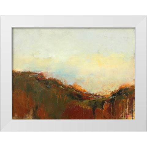 The Bowl White Modern Wood Framed Art Print by Dennis, Patrick