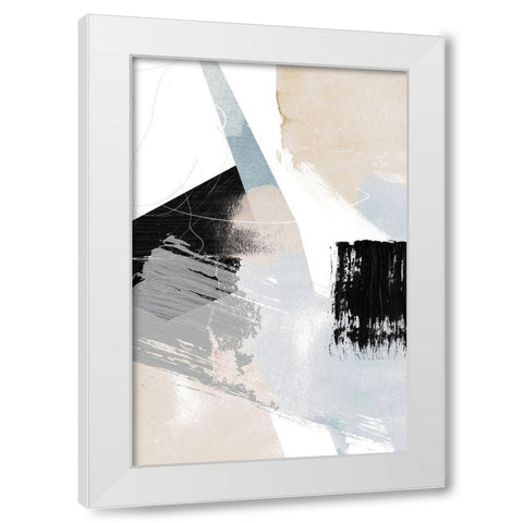 New Beginning 1 White Modern Wood Framed Art Print by Duncan-He, Louis