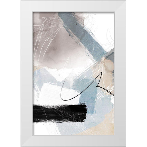 New Beginning 2 White Modern Wood Framed Art Print by Duncan-He, Louis