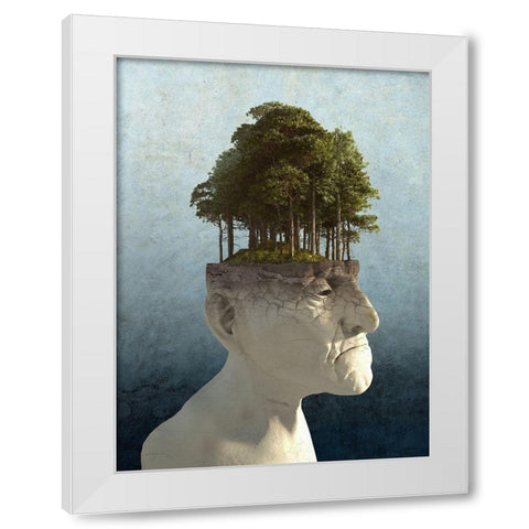 Personal Growth White Modern Wood Framed Art Print by Decker, Cynthia