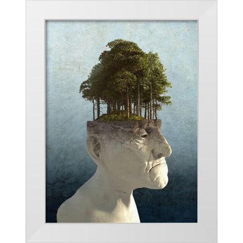 Personal Growth White Modern Wood Framed Art Print by Decker, Cynthia
