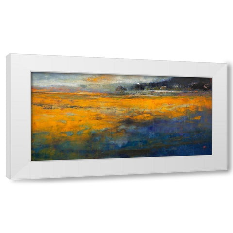 Marshes White Modern Wood Framed Art Print by Dennis, Patrick