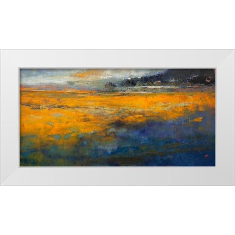 Marshes White Modern Wood Framed Art Print by Dennis, Patrick