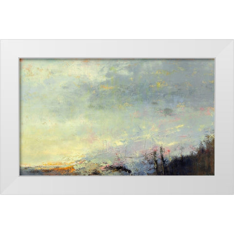 No Reception White Modern Wood Framed Art Print by Dennis, Patrick