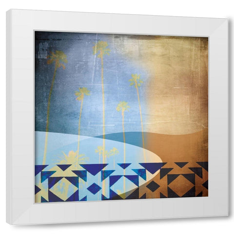 Tropic One White Modern Wood Framed Art Print by Duncan-He, Louis