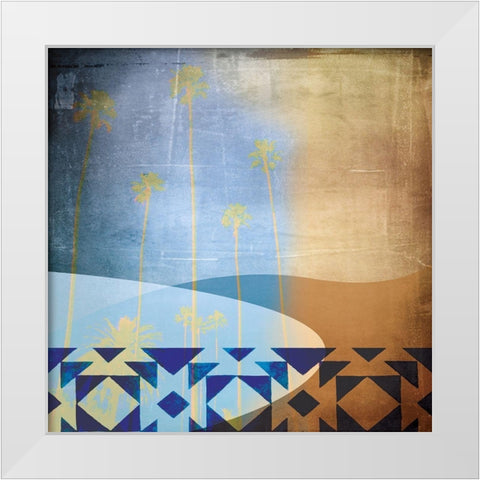 Tropic One White Modern Wood Framed Art Print by Duncan-He, Louis