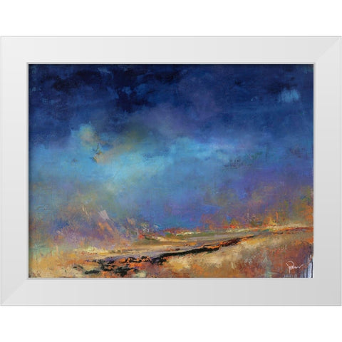 Lost Land White Modern Wood Framed Art Print by Dennis, Patrick