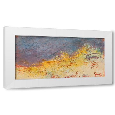 Aerial White Modern Wood Framed Art Print by Dennis, Patrick