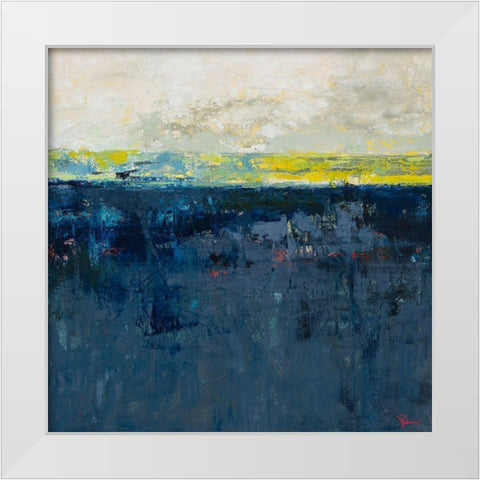 Clean Slate White Modern Wood Framed Art Print by Dennis, Patrick