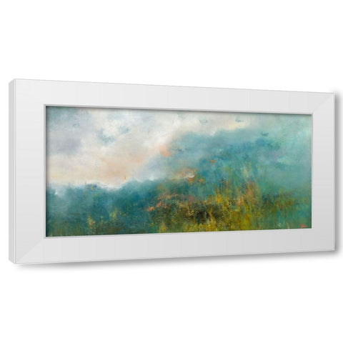 Incoming White Modern Wood Framed Art Print by Dennis, Patrick