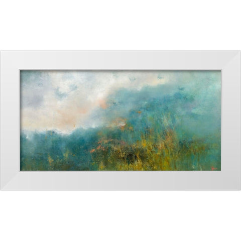 Incoming White Modern Wood Framed Art Print by Dennis, Patrick