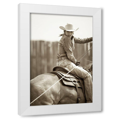 Got One White Modern Wood Framed Art Print by Dearing, Lisa