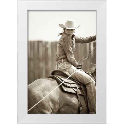 Got One White Modern Wood Framed Art Print by Dearing, Lisa