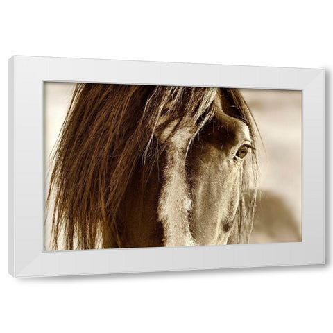 Amante White Modern Wood Framed Art Print by Dearing, Lisa