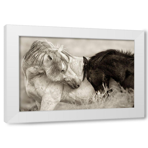 The Long Goodbye White Modern Wood Framed Art Print by Dearing, Lisa