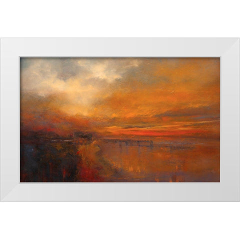Unforgettable White Modern Wood Framed Art Print by Dennis, Patrick