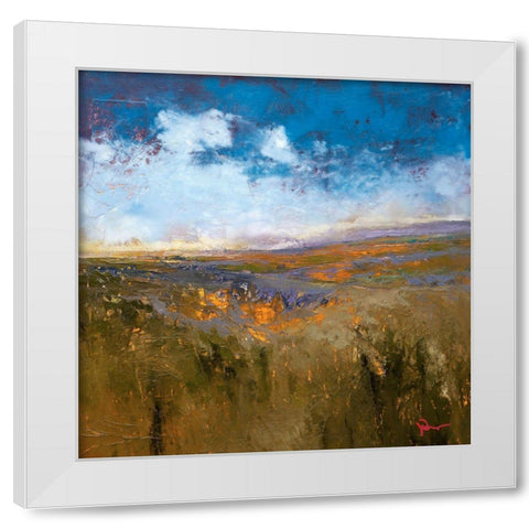 Woods White Modern Wood Framed Art Print by Dennis, Patrick