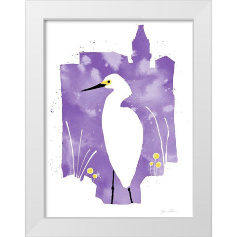Lakeside Life White Modern Wood Framed Art Print by Donahue, Shane